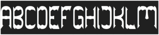 THE BAT CAVE-Inverse otf (400) Font UPPERCASE