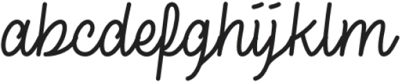 THE CURSIVE FONT otf (400) FONT