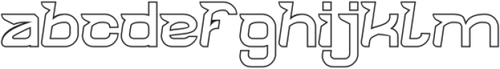 THE FACT-Hollow otf (400) Font LOWERCASE