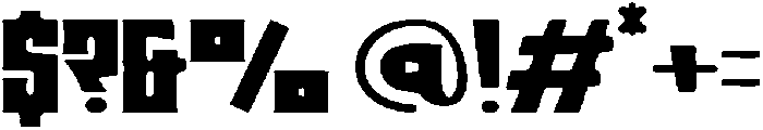 THE LAST TRUNKS otf (400) Font OTHER CHARS