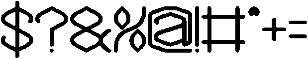 THE MESSENGER Bold otf (700) Font OTHER CHARS