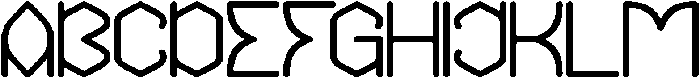 THE MESSENGER Bold otf (700) Font UPPERCASE