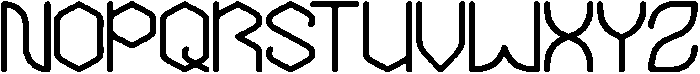 THE MESSENGER Bold otf (700) Font UPPERCASE
