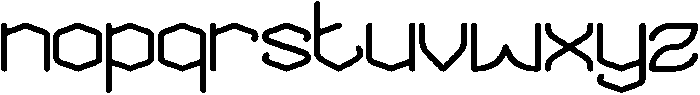 THE MESSENGER Bold otf (700) Font LOWERCASE