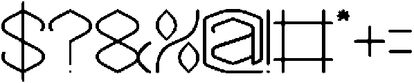 THE MESSENGER-Light otf (300) Font OTHER CHARS