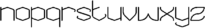 THE MESSENGER-Light otf (300) Font LOWERCASE