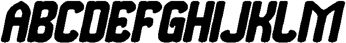 THE MORE YOU Bold Italic otf (700) Font UPPERCASE