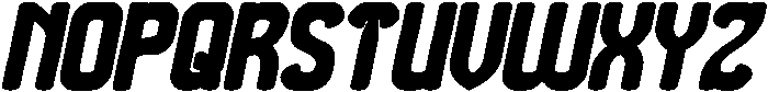THE MORE YOU Bold Italic otf (700) Font UPPERCASE