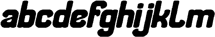THE MORE YOU Bold Italic otf (700) FONT