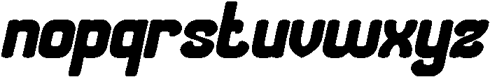 THE MORE YOU Bold Italic otf (700) Font LOWERCASE