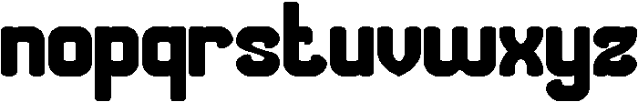 THE MORE YOU Bold otf (700) Font LOWERCASE