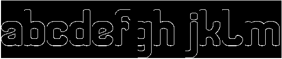 THE MORE YOU-Hollow-Inverse otf (400) FONT