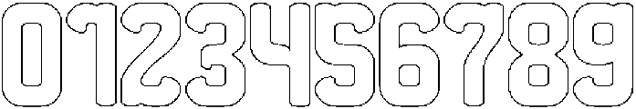 THE MORE YOU-Hollow otf (400) Font OTHER CHARS