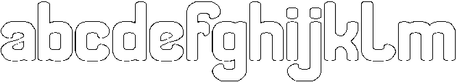 THE MORE YOU-Hollow otf (400) FONT