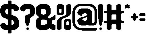 THE MORE YOU otf (400) Font OTHER CHARS