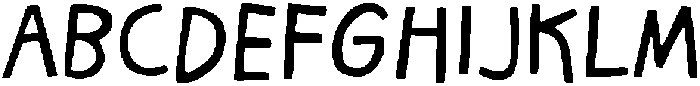 THE MORNING CLUB Regular otf (400) Font UPPERCASE