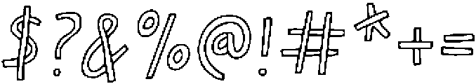 THE MORNING CLUB STYLE 1 Regular otf (400) Font OTHER CHARS