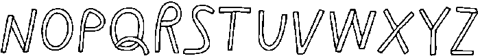 THE MORNING CLUB STYLE 1 Regular otf (400) Font UPPERCASE
