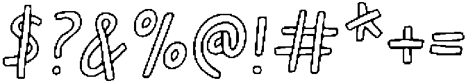 THE MORNING CLUB STYLE 2 Regular otf (400) Font OTHER CHARS