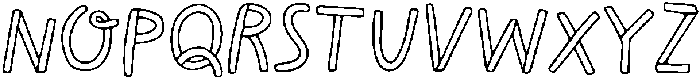 THE MORNING CLUB STYLE 2 Regular otf (400) Font LOWERCASE