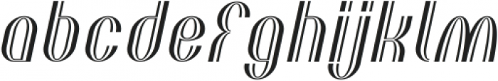 THE QUICK MOTOCROSS Italic otf (400) Font LOWERCASE