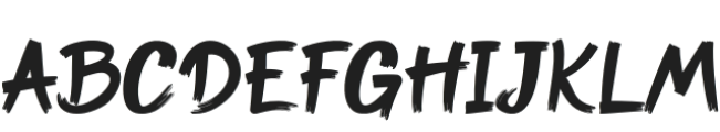 THE SHATTER Regular otf (400) Font UPPERCASE