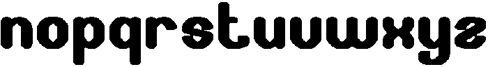 THE TIME Bold otf (700) Font LOWERCASE