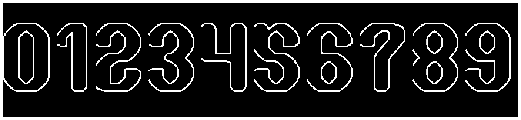 THE TIME-Hollow-Inverse otf (400) Font OTHER CHARS
