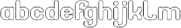 THE TIME-Hollow otf (400) FONT