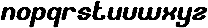 THE TIME Italic otf (400) Font LOWERCASE
