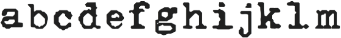 THE TYPE-MACABRE Regular ttf (400) Font LOWERCASE