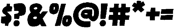 THE WEIRDOS Regular otf (400) Font OTHER CHARS
