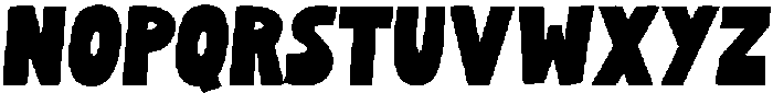 THE WEIRDOS Regular otf (400) Font UPPERCASE