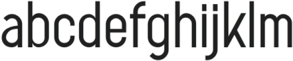 THERIDGE Regular otf (400) Font LOWERCASE