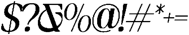 THESHUFFLE-Regular otf (400) Font OTHER CHARS