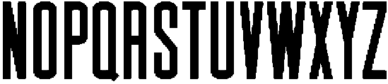 THICK otf (400) Font UPPERCASE