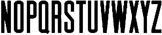 THICK otf (400) Font UPPERCASE