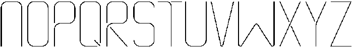 THIN otf (100) Font UPPERCASE