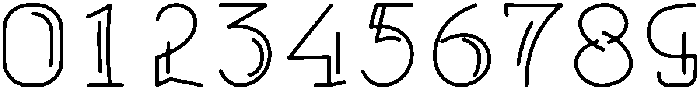 THIN otf (100) Font OTHER CHARS