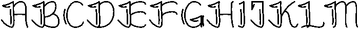 THIN otf (100) Font UPPERCASE