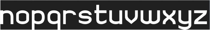 THINKING NUMBERS-Inverse otf (100) Font LOWERCASE