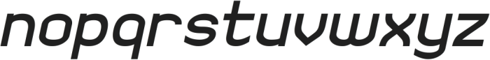 THINKING NUMBERS Italic otf (100) Font LOWERCASE