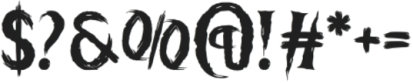 THIORN Regular otf (400) Font OTHER CHARS