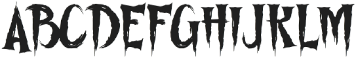 THIORN Regular otf (400) Font UPPERCASE