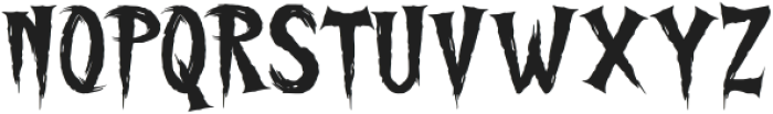 THIORN Regular otf (400) Font UPPERCASE