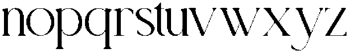 THOCHA Regular otf (400) Font LOWERCASE