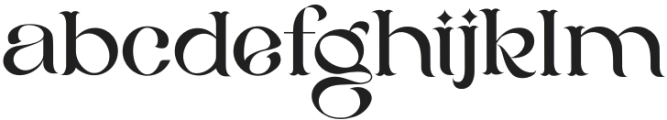 THOICARI Regular otf (400) Font LOWERCASE