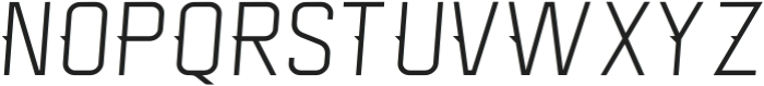 THORND Thin Italic otf (100) Font UPPERCASE