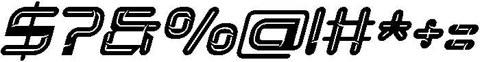 THREATS EMERGE REGULAR ITALIC otf (400) Font OTHER CHARS