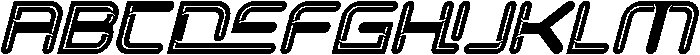 THREATS EMERGE REGULAR ITALIC otf (400) Font UPPERCASE